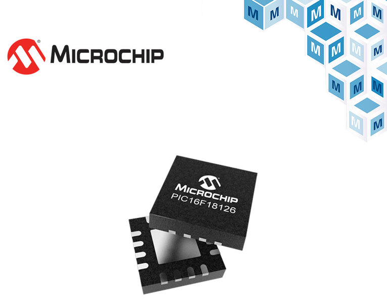 Now at Mouser: Microchip PIC16F18x MCUs Optimised for Sensor Node Applications